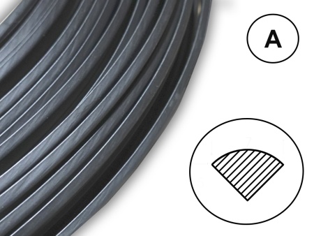 сварочный пруток pc/pbtp (xenoy) 5,7х3,7мм черный