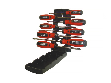 набор из 8 отверток в органайзере (биматериал)