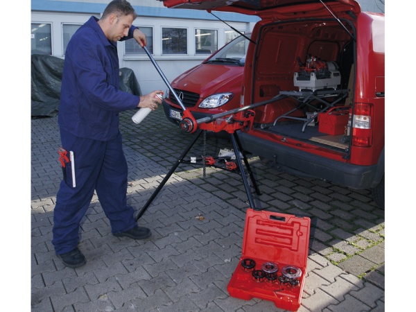 резьбонарезной клупп с трещоткой super cut (супер кат) 1/2 - 2' bspt