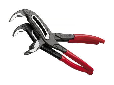 сантехнические клещи с пластиковыми накладками на рукоятках d 2', l 10'