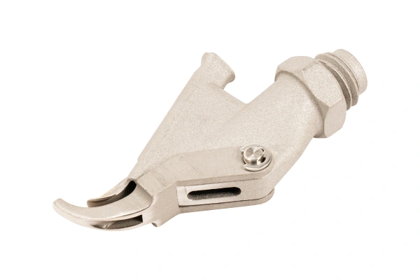 насадка для сварки треугольным прутком 5.7 х 3.7 мм с прихваточным клином навинчиваемая