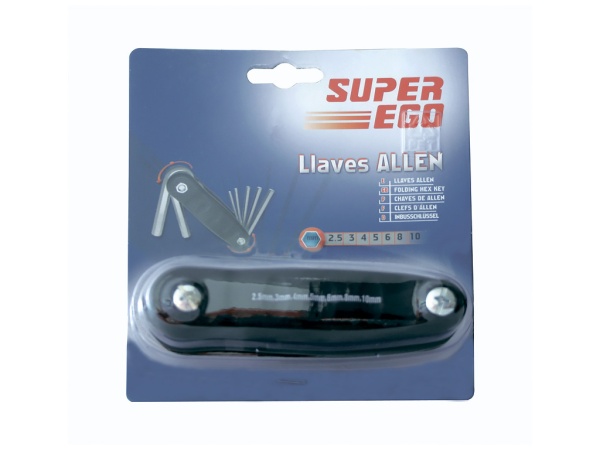 торцовые внутренние ключи 1,5 - 6 мм, 7 штук