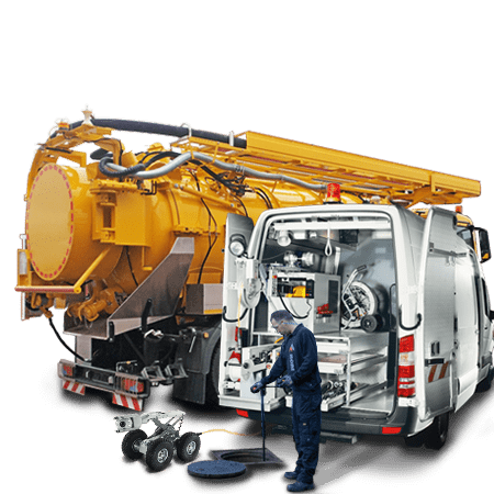 Каналопромывочные машины и телеинспекционные лаборатории для внешних сетей