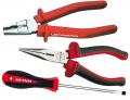 Плоскогубцы, бокорезы, отвертки и болторезы —     