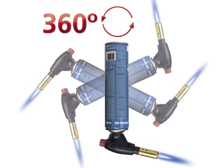 газовая горелка segofire piezo с баллончиком btr 300 (сегофайер пьезо)