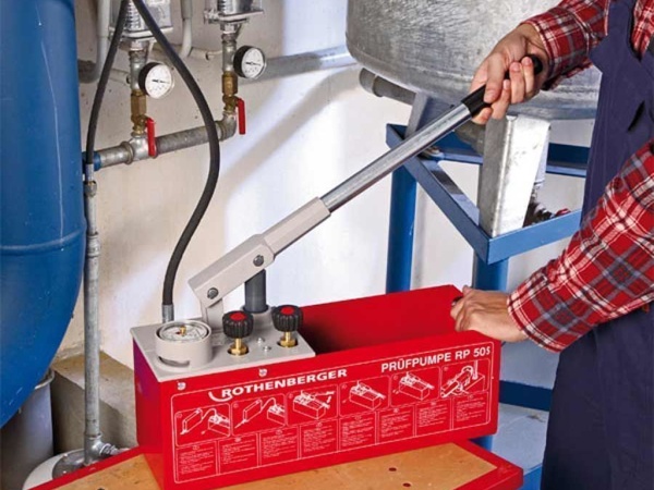 ручной опрессовочный насос rp 50-s (рп 50 с)