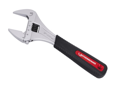 разводной гаечный ключ с широким раскрытием 8'