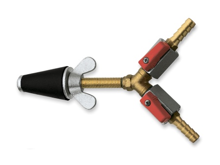 коническая форма с 2 шаровыми кранами (размер 1)