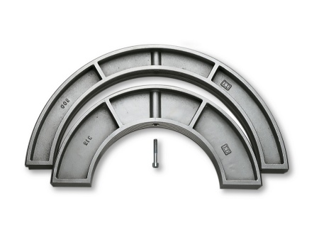 редукционные вкладыши труба/труба на 315мм (6 шт.) широкие