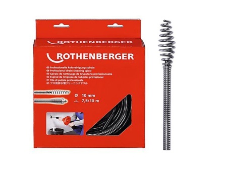 запасная спираль для rospi 10, диаметр 10 мм, длина 7,5 м, стальной сердечник.