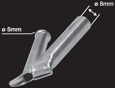 насадка для сварки круглым прутком ø5 мм с зауженным выходом