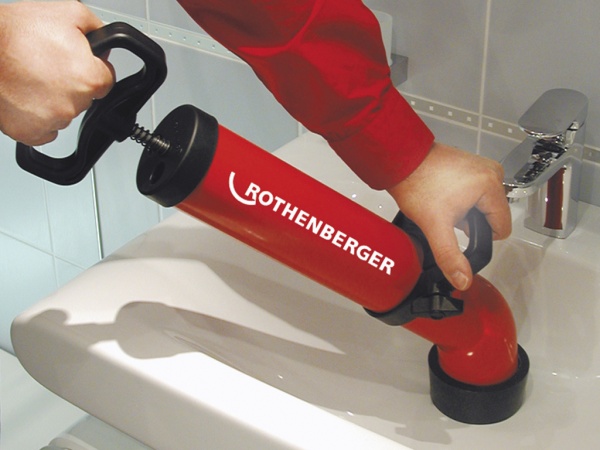 профессиональный пневматический вантуз ropump super plus (ропамп супер плюс)