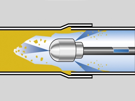 машина высокого давления для прочистки труб