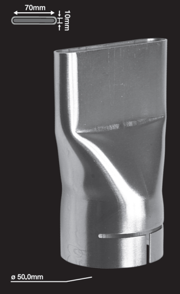 насадка щелевая 70 х 10 мм (посадочный диаметр ø 50.0 мм)