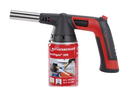 набор горелка rofire 4 piezo с пьезоподжигом и баллоном мультигаз 300 (рофайер пьезо)