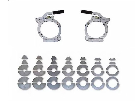 вкладыши для roweld р160 saniline с основными зажимами 160мм (40мм/ 50мм/ 63мм/ 75м) полный комплект