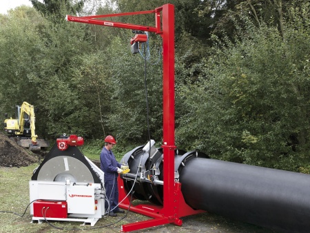 стыковая сварочная машина с гидравлическим приводом roweld p1200 b3