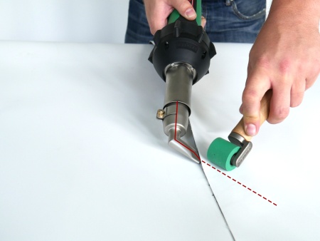 насадка щелевая 20 x 2 мм изогнутая на 60°, правая (посадочный диаметр ø 32 мм)