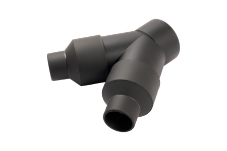 переходник с 2 воздушными выходами для шланга d38 мм (насаживается на выходной патрубок)
