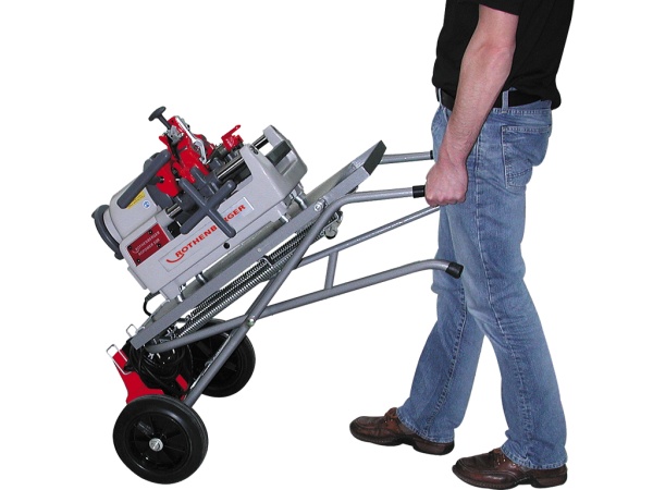 резьбонарезной станок ropower 50 r (ропауэр) до 2' bspt r/bspp с тележкой.