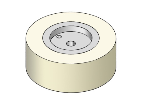 прижимной силиконовый ролик 50a d-63.5 мм (50 мм)