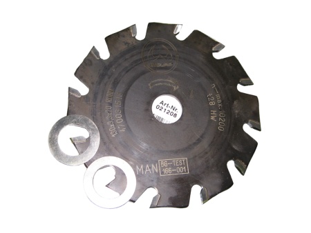 твердосплавный полукруглый диск шириной 3,3 мм, 1 шт