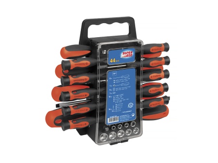 набор - отвертки, биты, накидные головки (44 шт)