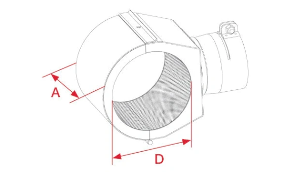 насадка створчатая для усадки 125 х 22 мм (посадочный диаметр ø 50 мм)
