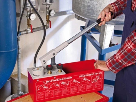 ручной опрессовочный насос rp 50-s inox (рп 50 с инокс)
