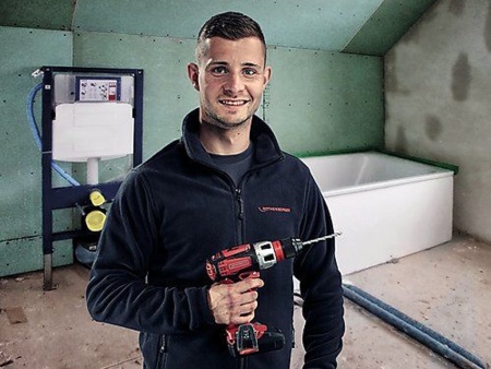 набор с аккумуляторной дрелью-шуруповертом ro dd60