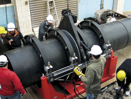 стыковая сварочная машина с гидравлическим приводом roweld p630 b professional