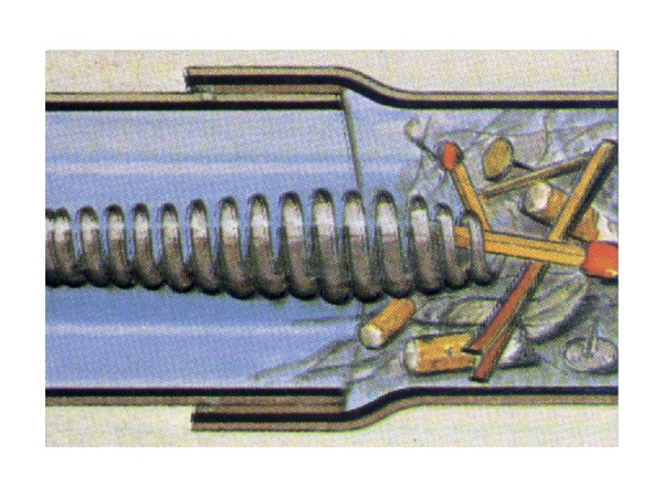 длинная грушевидная насадка с муфтой 16 мм