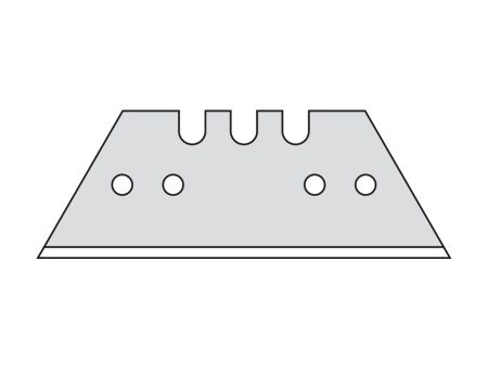 трапециевидные лезвия mozart, 0,65 мм, 10 шт.