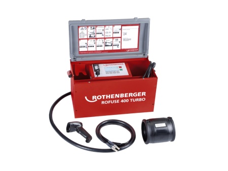 сварочный аппарат для электромуфтовой сварки полимерных труб roweld rofuse 400 turbo