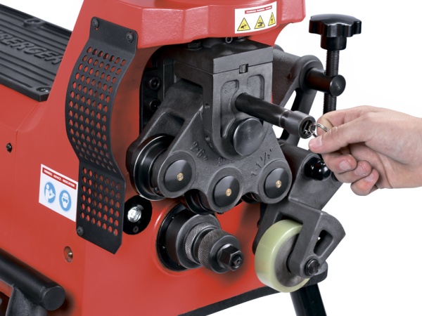 электрогидравлический станок для накатывания желобков на стальных трубах rogroover 1 - 12" (рогрувер)