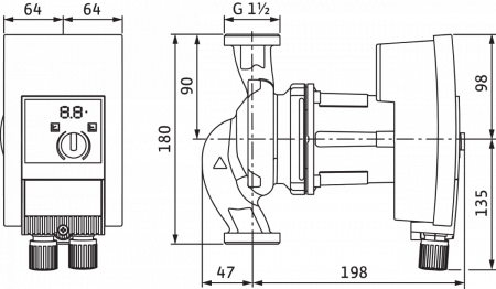 yonos maxo 25/0.5-12 pn10