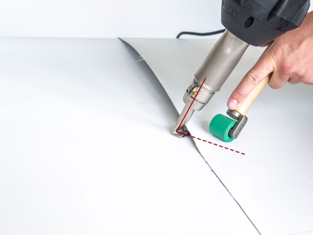 насадка щелевая 20 x 2 мм изогнутая на 120°, левая (посадочный диаметр ø 32 мм)