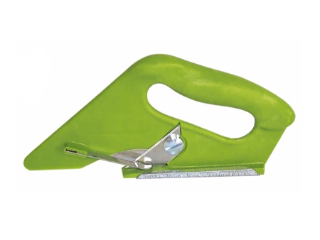 резак универсальный для текстильных покрытий, зеленый
