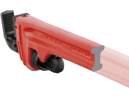 прямой трубный ключ heavy duty d 8', l 60' (хэви дьюти)