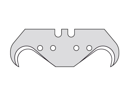 лезвие mozart с сильно загнутым крючком,0,65 мм,10шт
