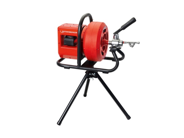 аккумуляторная машина для прочистки труб модели rodrum varioclean с набором инструмента