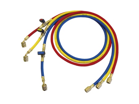 напорные шланги серии “плюс” с шаровым краном для хладагента r410а