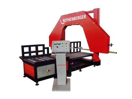 ленточнопильный станок для резки пластиковых труб r800b