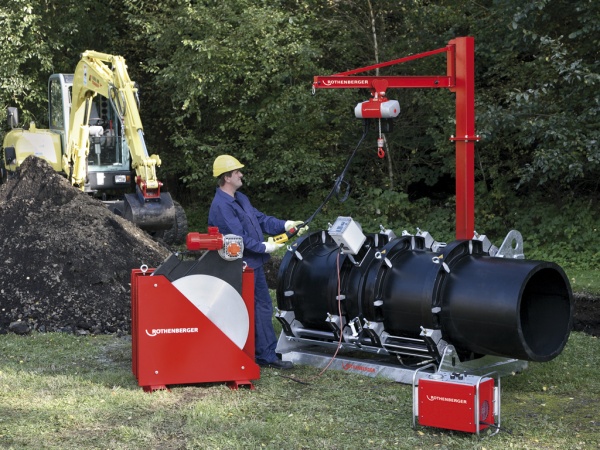 стыковая сварочная машина с гидравлическим приводом roweld p800 b3