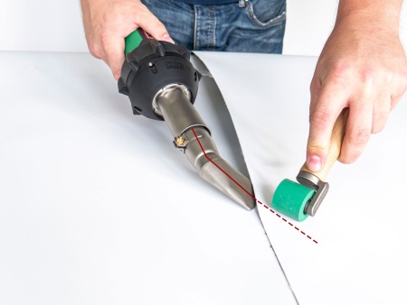 насадка щелевая 40 x 2 мм изогнутая на 60° (посадочный диаметр ø 32 мм)