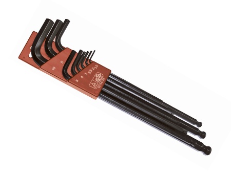 набор шестигранников/торксов двойные d 1,5 - 10 мм, 9 штук