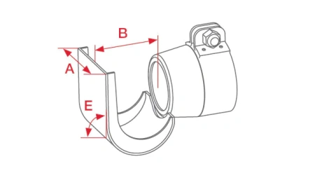 насадка ложковая рефлекторная 60 х 55 мм (посадочный диаметр ø 50 мм)
