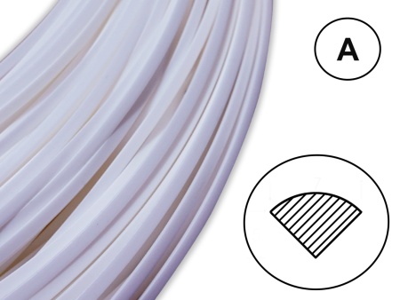 сварочный пруток абс 5,7х3,7мм белый
